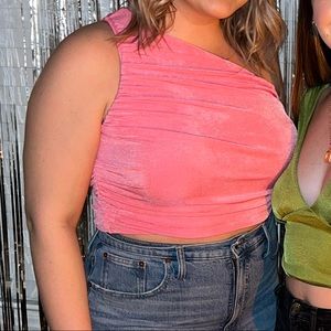 One shoulder tank top